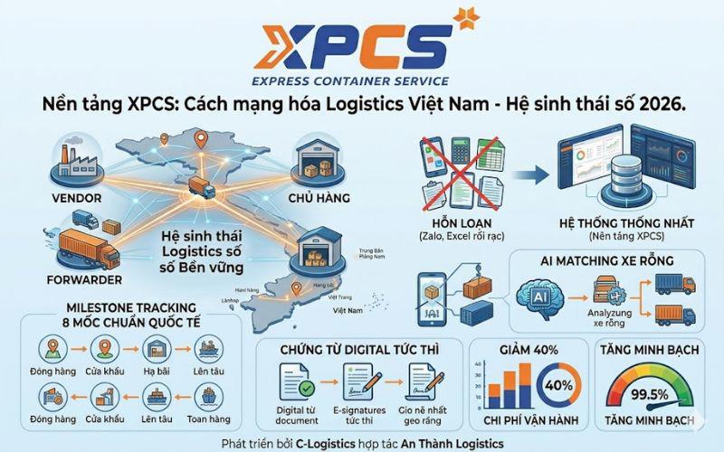 Nền Tảng XPCS Là Gì? Giải Pháp Kết Nối Logistics Toàn Diện 2026